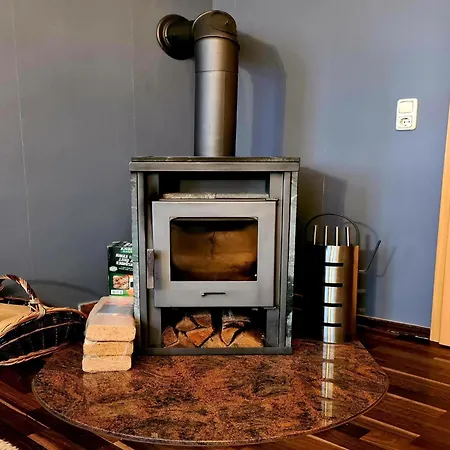 In With Wood-burning Stove Apartment